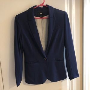 H&M Navy Blue Blazer